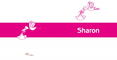 Ooievaar roze