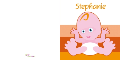 Blije baby oranje