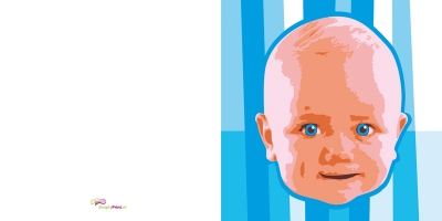 Gezichtjes blauw