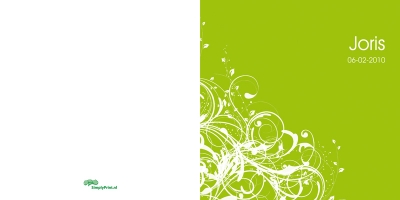Krullen en blaadjes groen