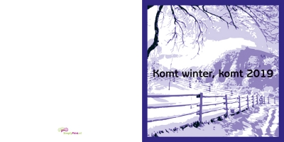 Sneeuw blauw