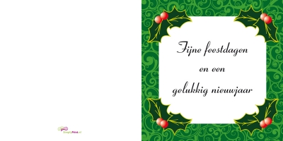 Kerstkader groen