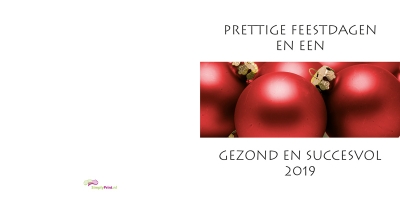 Kerstballenbalk rood