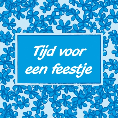 Bloemetjes Blauw