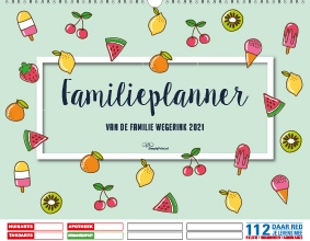 Gezinsplanner liggend Fruit Mint