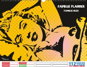 Gezinsplanner liggend Marilyn Monroe