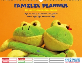Gezinsplanner liggend kikkers
